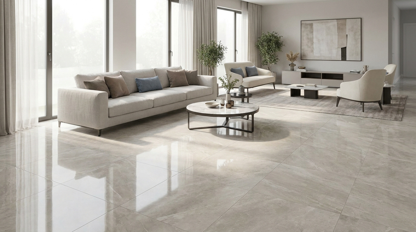 Carrelage 120×120 dans le salon : avis et conseils d’aménagement